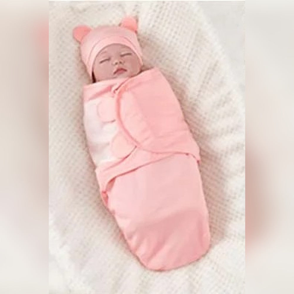 Swaddle Buddy | Wrap Swaddle + Hat Set
