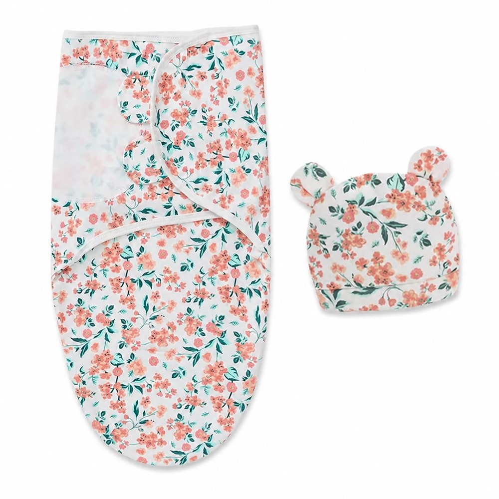 Swaddle Buddy | Wrap Swaddle + Hat Set
