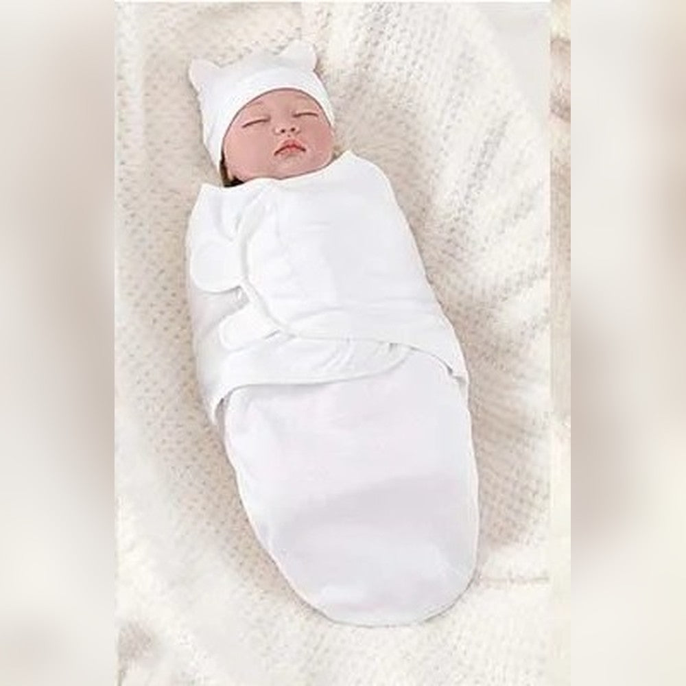 Swaddle Buddy | Wrap Swaddle + Hat Set